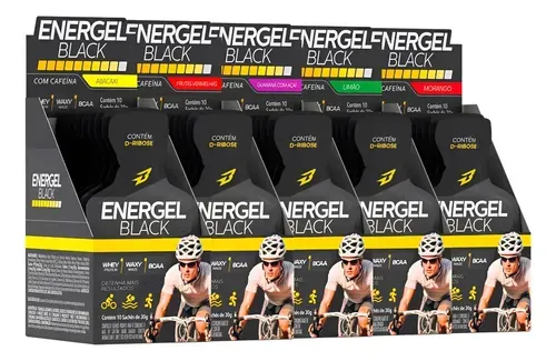 Gel Energel Black Bodyaction 50 Sachês