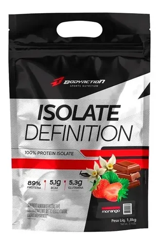 Suplemento Proteico Bodyaction Isolate Definition 1,8kg Morango
