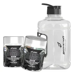Kit 2x Thermo Abdomen Black 60 Comp 400mg Cafeína Natural / Sem Sabor - Foto oficial e menor preço