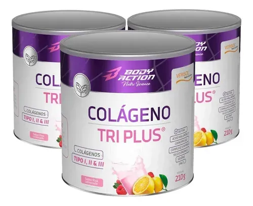 Suplemento Colágeno Verisol Tri Plus Pink Lemonade 210g - Foto oficial e menor preço