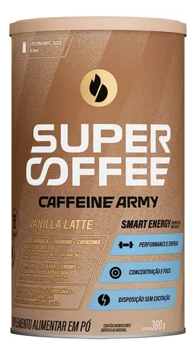 Suplemento Caffeine Army Supercoffee Baunilha 380g