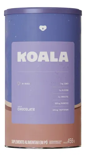Suplemento em Pó Noturno Caffeine Army Koala Chocolate 456g - Foto oficial e menor preço