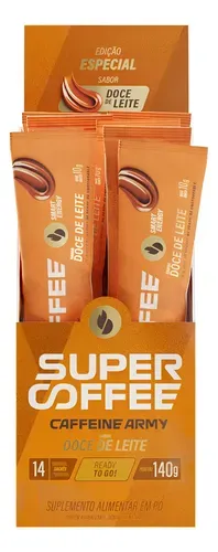 Super Coffee To Go Doce de Leite 14 Sachês Caffeine Army