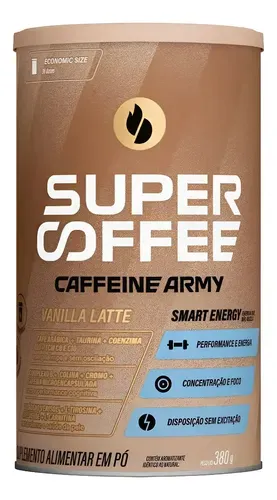 Suplemento SuperCoffee 3.0 Caffeine Army Sabor Baunilha 380g