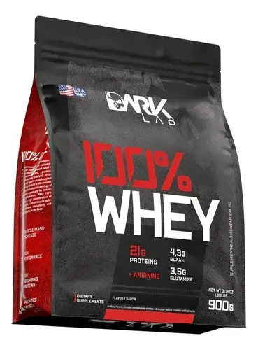 Whey Protein Concentrado 100% 900g Dark Lab Sabor Gelatto Di Latte