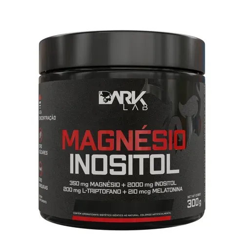 Suplemento Magnésio Inositol Taurina Melatonina 300g Dark Lab Limão