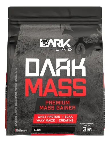 Suplemento Dark Lab Carboidratos Dark Mass 3kg Baunilha