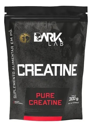 Creatina 300g Monohidratada Dark Lab Refil Preto