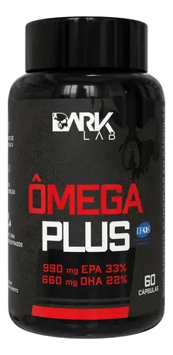 Suplemento Omega Plus 60 Cápsulas Ômega 3 Dark Lab