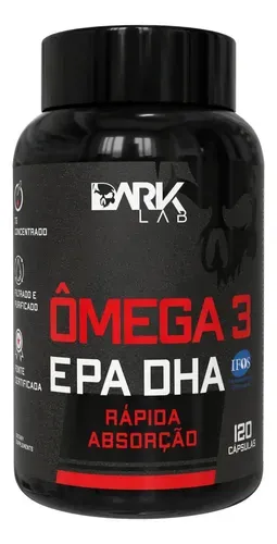 Omega 3 EPA DHA Dark Lab 120 Cápsulas
