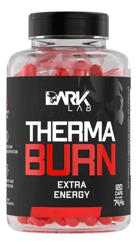 Termogênico Dark Lab Therma Burn 210mg 120 Cápsulas Preto