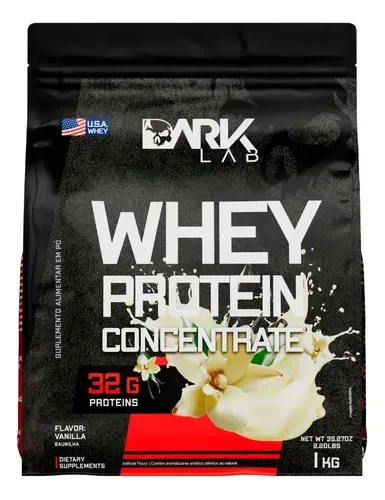 Whey Protein Concentrado 1kg Dark Lab Sabor Baunilha