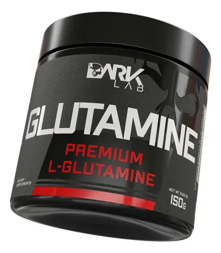 L-Glutamina Dark Lab 150g Aminoácido em Pó