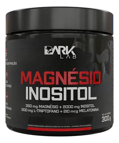 Suplemento Dark Lab Magnésio Inositol Taurina Melatonina Sabor Maracujá 300g - Foto oficial e menor preço