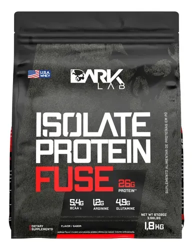 Suplemento Whey Isolate Protein Fuse 1,8kg Morango Dark Lab
