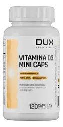 Vitamina D3 Colecalciferol 2000 UI 120 Caps - Dux Natural / Sem Sabor - Foto oficial e menor preço
