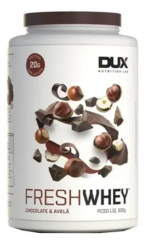 Suplemento Dux Nutrition Combo 2x Fresh Whey 3W Iso Hidro Choco Belga Avelã 900g