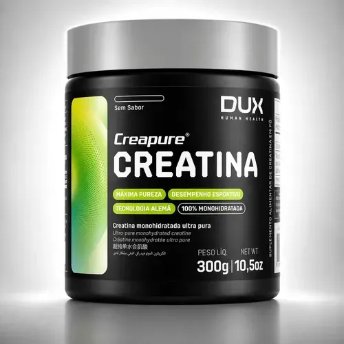 Creatina Dux Nutrition Creapure em Pó 300g Natural / Sem Sabor