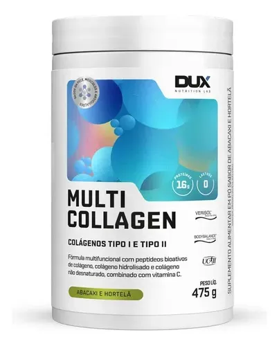 Suplemento Dux Nutrition Multi Collagen Sabor Neutro 450g
