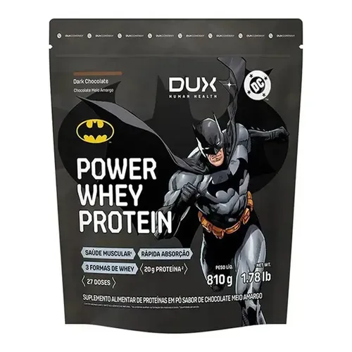 Power Whey Protein DC - Refil 810g Dark Chocolate - Dux Nutrition