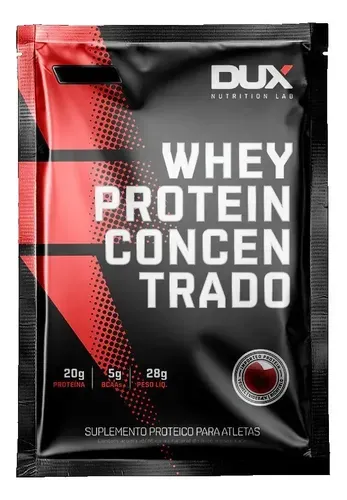 Suplemento Dux Nutrition Whey Protein Concentrado sabor Cappuccino 28g