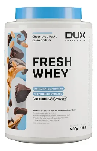 Suplemento Dux Human Health Fresh Whey Chocolate e Pasta de Amendoim 900g