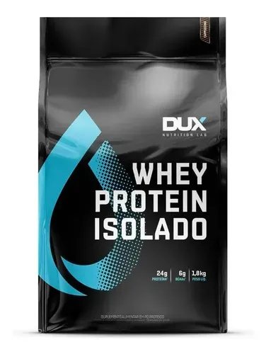 Whey Protein Isolado Dux Nutrition 1,8 Kg Sabor Baunilha