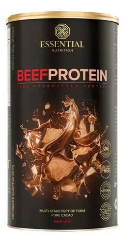 Suplemento Essential Nutrition Beef Protein Cacau 960g