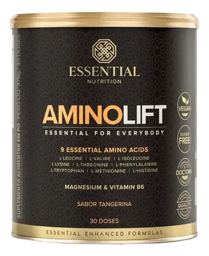 Aminolift 375g Essential Nutrition Sabor Tangerina