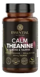 Suplemento Calm Theanine Essential Nutrition Sem Sabor Natural / Sem Sabor - Foto oficial e menor preço