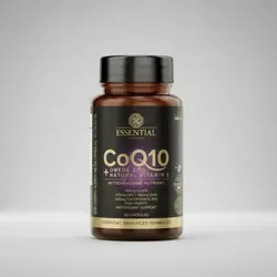 Suplemento Essential Nutrition Coenzima 60 cápsulas Natural / Sem Sabor - Foto oficial e menor preço