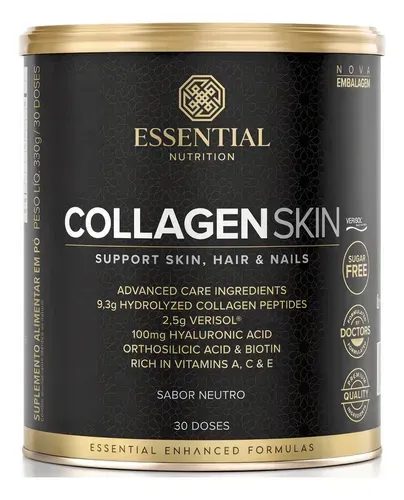 Suplemento Collagen Skin Essential Nutrition 330g Neutro