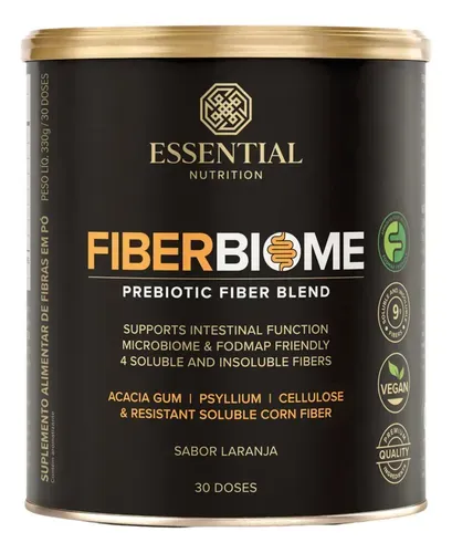 Fiberbiome Sabor Laranja Essential Nutrition