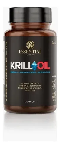 Suplemento Essential Nutrition Krill Oil 60 Cápsulas