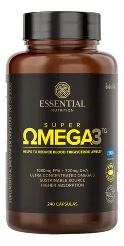 Ômega 3 Essential Nutrition Premium 500mg 240 Cápsulas