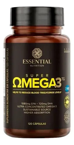 Omega 3 Essential Nutrition Premium 120 Cápsulas