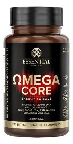 Suplemento Essential Nutrition Ômega Core 60 Cápsulas