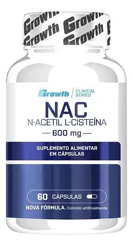 N-Acetil L-Cisteína 60 Cápsulas Growth Supplements