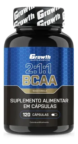 BCAA Growth Supplements 2:1:1 120 Cápsulas