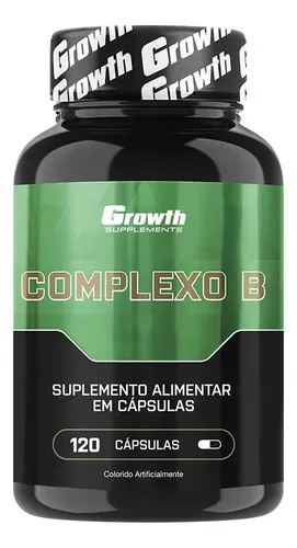 Vitamina Complexo B Growth Supplements 120 Cápsulas