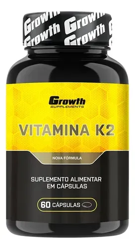 Vitamina K2 Growth Supplements 60 Cápsulas Natural