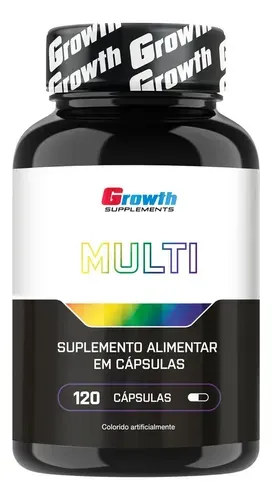 Multivitamínico Growth Supplements 120 Cápsulas 100g