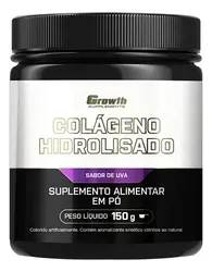 Colágeno Hidrolisado Growth Supplements 150g Sabor Uva - Foto oficial e menor preço