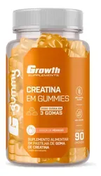 Creatina Em Gummies Growth Supplements 90 Gomas Gummy Pessego - Foto oficial e menor preço