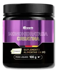Creatina Em Pó 100g Creapure Growth Supplements - Foto oficial e menor preço