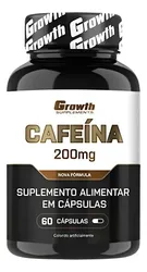 Termogênico Cafeína 200mg Growth Supplements 60 Cápsulas - Foto oficial e menor preço