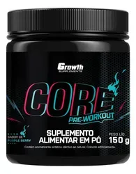 Pré Treino Core 150g Growth Supplements Purple Berry - Foto oficial e menor preço