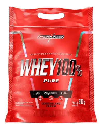 Whey 100% Pure Integralmédica Cookies and Cream 907g