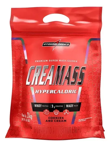 Hipercalórico Integralmédica Creamass 3kg Cookies & Cream - Foto oficial e menor preço