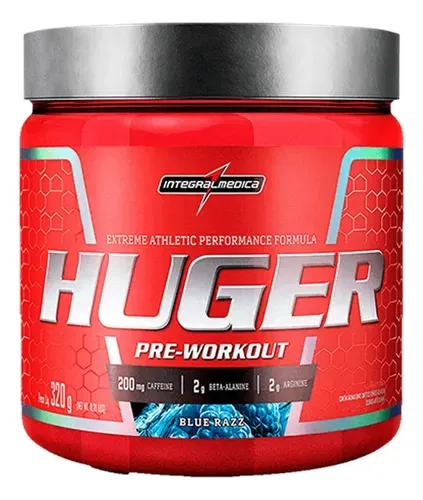 Pré-Treino Integralmedica Huger Blue Razz 320g